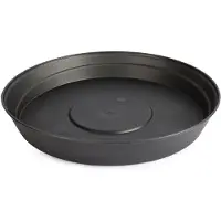 Garronda Ronde Bloempot Onderzetter – 1 stuk – Grafiet - ⌀ 16cm H=3cm - GD-NIC-Girona96