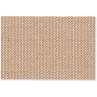 MuchoWow Deurmat 90x60 cm - Droogloopmat Plaid - Patroon - Bladvorm - Bruin - Mat voor binnen - Schoonloopmat - Deurmatten met print - Inloopmat