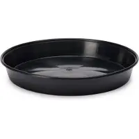 Garronda Ronde Bloempot Onderzetter – 1 stuk – Zwart - ⌀ 22cm H=2,6cm - GD-NIC-PotBase108
