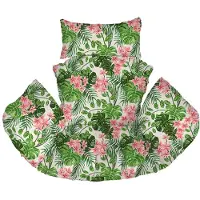 Ferocity - Hangstoel Kussen - Hangstoelkussen - Tuincocon Kussen - Schommelkussen - Polyester - Palm hel