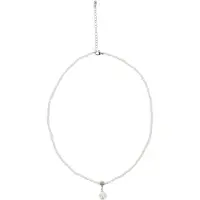 NAEMI Ketting zilver / parelwit