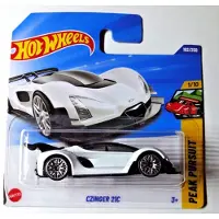 Hot Wheels CZINGER 21C WHITE 1:64 192/250 HW PEAK PURSUIT 1/10 SHORT CART 2025