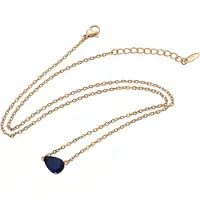 Gaya Ketting goud / zwart