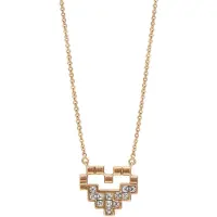 Faina Ketting goud / transparant