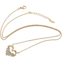 NAEMI Ketting goud / transparant