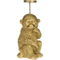 Dijk Natural Collections waxinelichthouder aap goud