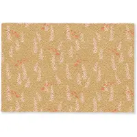MuchoWow Deurmat 90x60 cm - Droogloopmat Zee - Dieren - Geel - Algen - Mat voor binnen - Schoonloopmat - Deurmatten met print - Inloopmat
