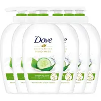 Dove Moisturising Hand Wash – Refreshing Care – 250 ml – 6-pack – Voordeelverpakking
