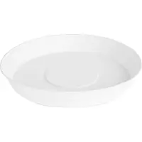 Garronda Ronde Bloempot Onderzetter – 1 stuk – Wit - ⌀ 18cm H=3,5cm - GD-NIC-Girona96