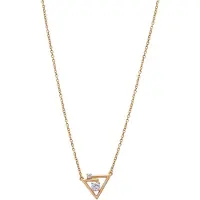 NAEMI Ketting rose-goud / transparant