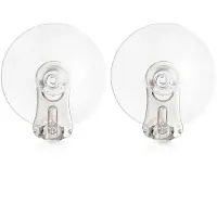 Orion Zuighaak 5 cm 2 stuks - Zuighaken - Zuignap - Haak - Handdoekhaak