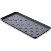 Garronda Schoenmat 50x38 cm - Schoenafdruipbak - Schoenbakken - Schoenendienblad - Schoenenbak - Lekbak voor Schoenen – Afdruipmat – Zwart - 1 stuks - GD-PRO-DrainerIPO720