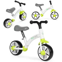Ecotoys Loopfiets - EVA Wielen - Verstelbaar Zadel - Groen - 3+