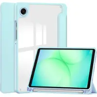 IMoshion Trifold Hardcase Bookcase voor de Samsung Galaxy Tab A11 Plus - Lichtblauw