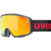 Uvex Skibril Unisex Victorious Small CV Dusk Blue Matt/Orange Yellow