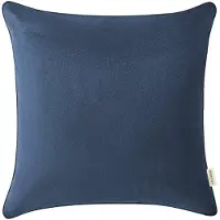 Room99 Decoratieve Kussenhoes Bianca 40x40cm Velours Donkerblauw