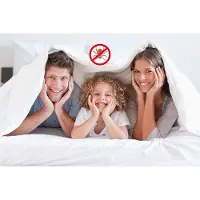 Briljant Care Evolon Anti-allergie Bedset – Matrashoes 90x200 +25 cm Matrashoogte + 2 Kussenslopen 60x70 cm – Oeko-Tex & ECARF Getest – Huidvriendelijk & Wasbaar op 95 °C - Met Ritssluiting