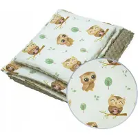 Kerstin Minky Deken & Kussen Set 75x100cm voor Baby's & Kinderen
