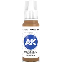 AK-Interactive Rusty Brass Acrylic Modelling Color - 17ml - AK-11195