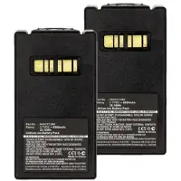 123accu 2 stuks: Datalogic BT-26 / 94ACC1386 accu's (3.7 V, 6800 mAh, huismerk)