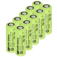 GP oplaadbare 2/3 AAA / 40AAAM batterij 10 stuks (1.2V, 400 mAh, Ni-Mh)