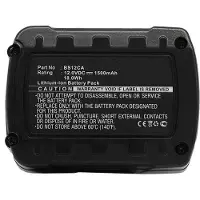 123accu AEG BS12CA accu (12 V, 1500 mAh, Li-ion, huismerk)