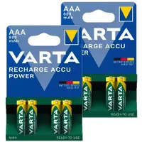 Varta Oplaadbare AAA / HR03 Ni-Mh Batterijen (8 stuks, 800 mAh)