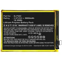 123accu OPPO BLP989 accu (3,87 V, Li-pl, 5000mAh, huismerk)