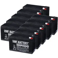 VMF 10 Stuks: SLA7-12 VRLA AGM Loodaccu's (12V, 7.0 Ah, T1 terminal)