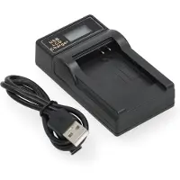 123accu Samsung SLB-10A / SLB-11A USB-C single slot oplader (4.2V, 0.7A, huismerk)