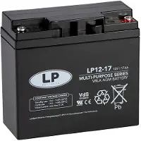 Landport LP12-18 VRLA AGM Loodaccu (12V, 18 Ah, T12 terminal)