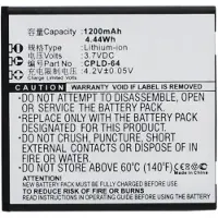 123accu Coolpad CPLD-64 accu (1200 mAh, huismerk)