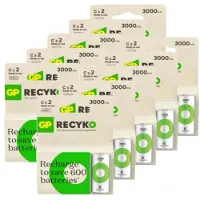 GP ReCyko Oplaadbare C / HR14 Ni-Mh Batterij (20 stuks, 3000 mAh)