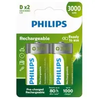 Philips D / HR20 Oplaadbare Ni-Mh Batterijen (20 stuks, 3000 mAh)