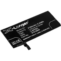 123accu Apple iPhone 6 accu (3.82 V, 2160 mAh, huismerk)