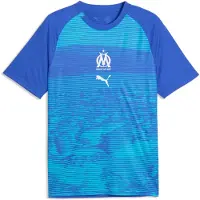 Puma Olympique Marseille 25/26 Pre Match Short Sleeve T-shirt Blauw M Man