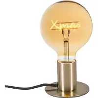 QAZQA Kersttafellamp goud incl. LED - Facil