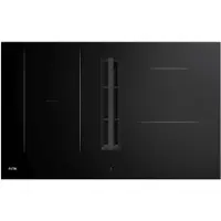 Etna AKI883ZT - Kookplaat met geïntegreerde afzuiging - Zwart - 83 cm - Inductie - 4 zones - Automatische afzuiging - Light & Slide bediening -