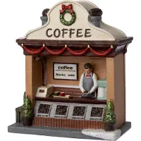 Intratuin Kerstdorpminiatuur Koffiekraam 12,2 X 6 X 14 Cm