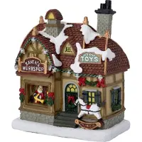 Intratuin Kersthuisje Kerstman Werkplaats 16 X 9,5 X 19 Cm