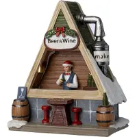 Intratuin Kerstdorpminiatuur Drankkraam 12 X 6,5 X 14,3 Cm
