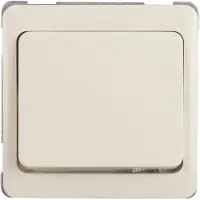 Peha Standard schakelaar - inbouw - impuls - maak - crème