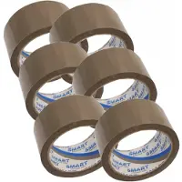 Smart Drizzle Pakkingstape Acryl 48mm x 82m - 6 Rollen