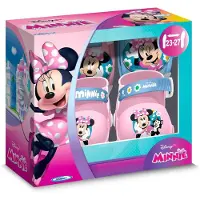 Disney Set rolschaatsen en beschermende kleding - - MN432035 - Met elleboog- en kniebeschermers - Roze