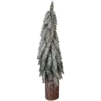 Clayre & Eef Mini Kunstkerstboom Ø 18x57 cm Groen Kunststof