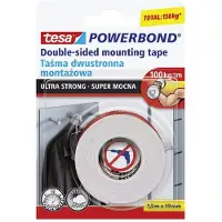 TESA Powerbond Ultra Strong Dubbelzijdige Tape 1,5m x 19mm