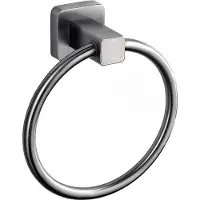 TA-Design RVS geborstelde handdoek ring