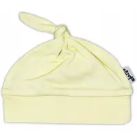 Nicol Baby Muts met Strik - Geel - Maat 68
