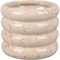 House of Nature Pot Crossfield beige 13cm