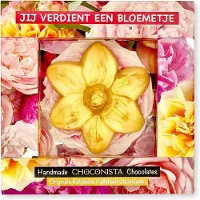 Choconista - Chocoladecadeau - Jij verdient een bloemetje - Handmade